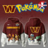 Washington Commanders Pokemon Limited Edition Hoodie