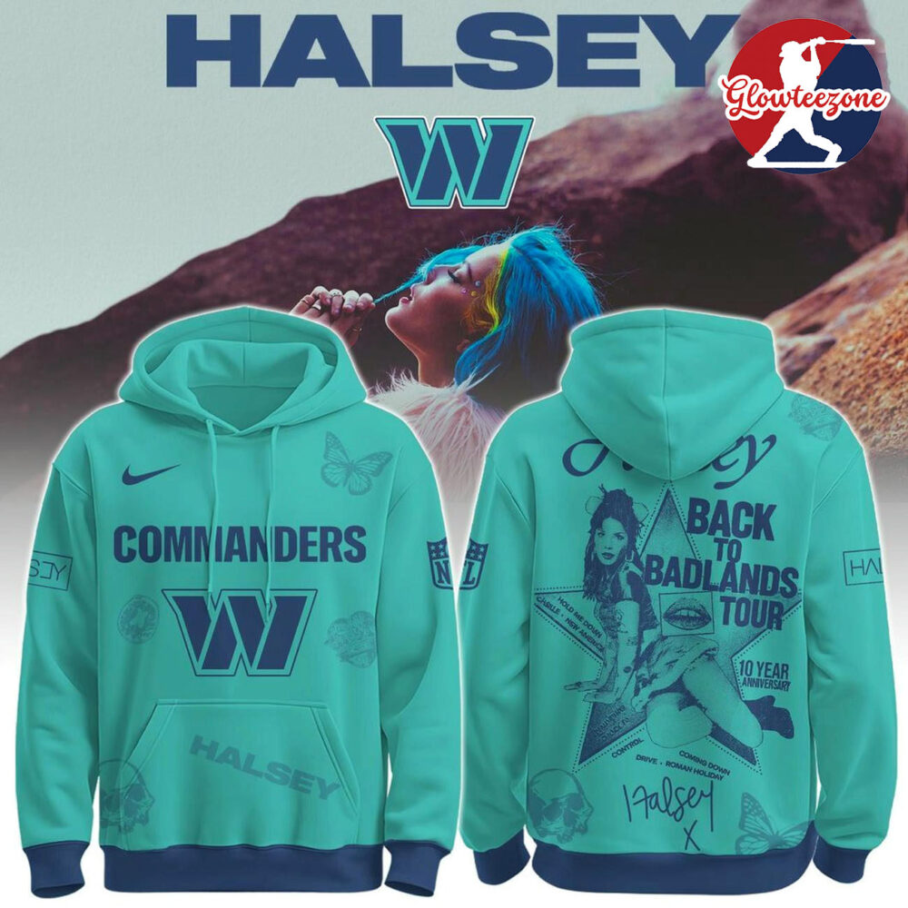 Washington Commanders x Halsey Back To Badlands Tour Limited Edition Hoodie