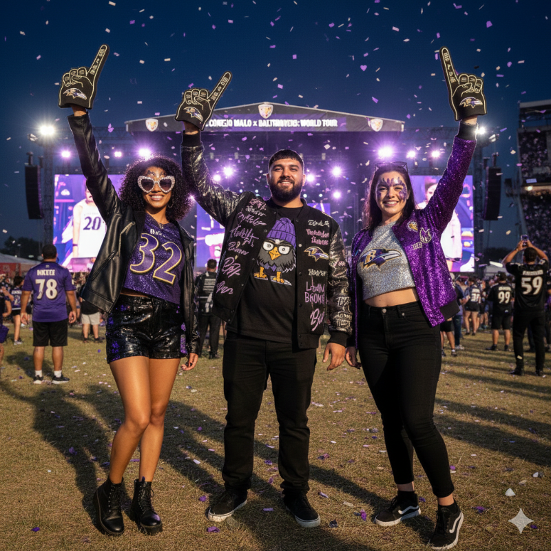 Why Bad Bunnys Aesthetic Resonates With Baltimore Ravens Fans